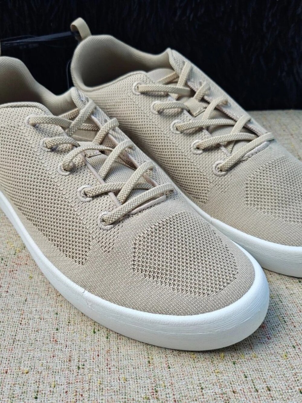 George Men Shoes Sport Beige Tone Lace Up Non Marking Sole Size 12 US New